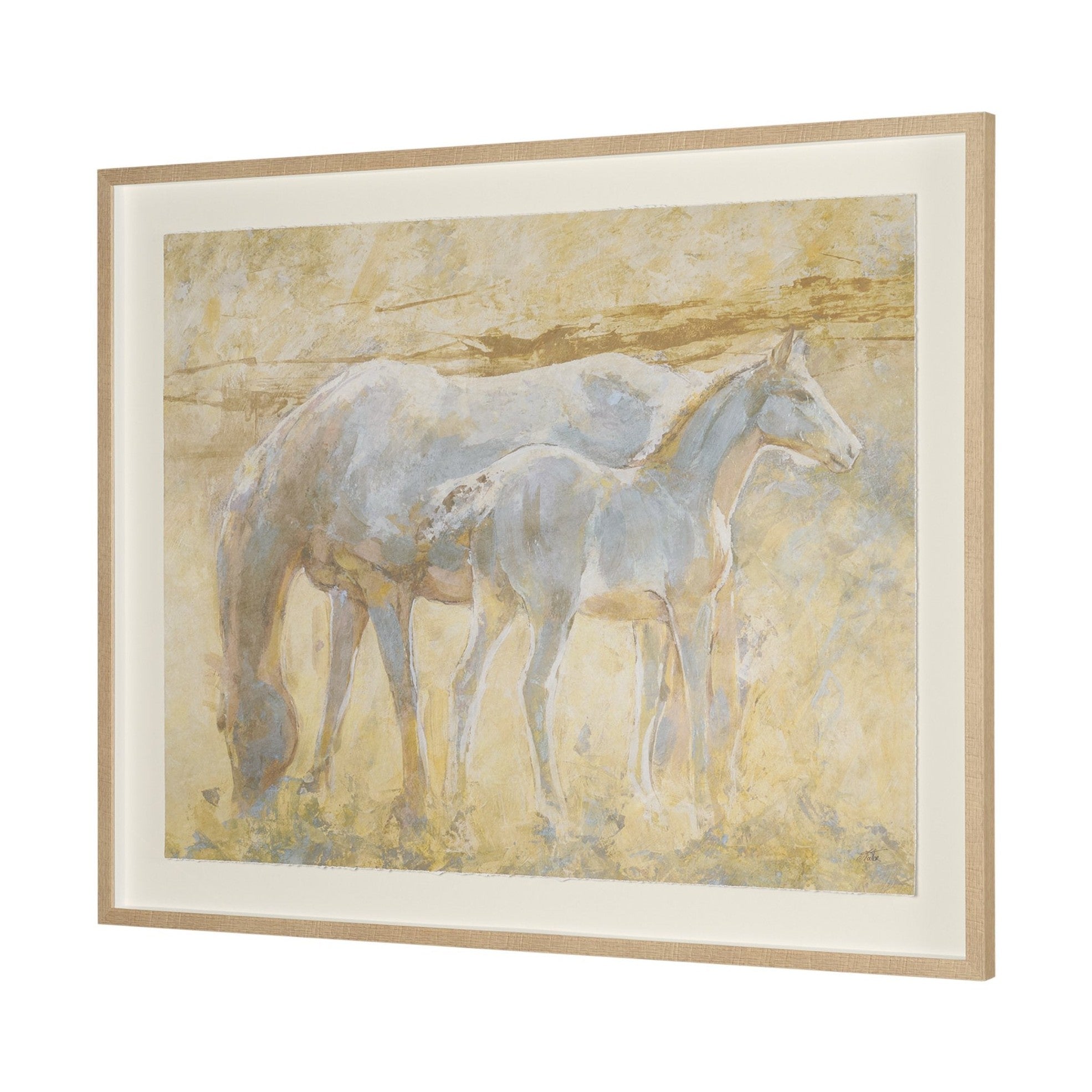 Curious Hand Embelished Framed Artwork