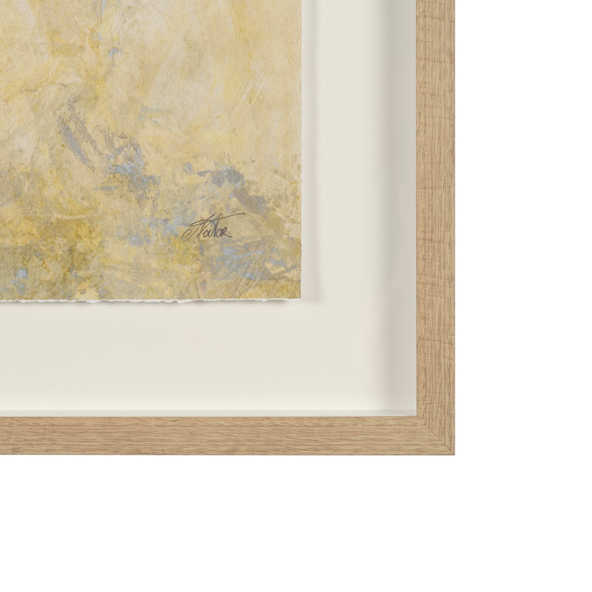 Curious Hand Embelished Framed Artwork