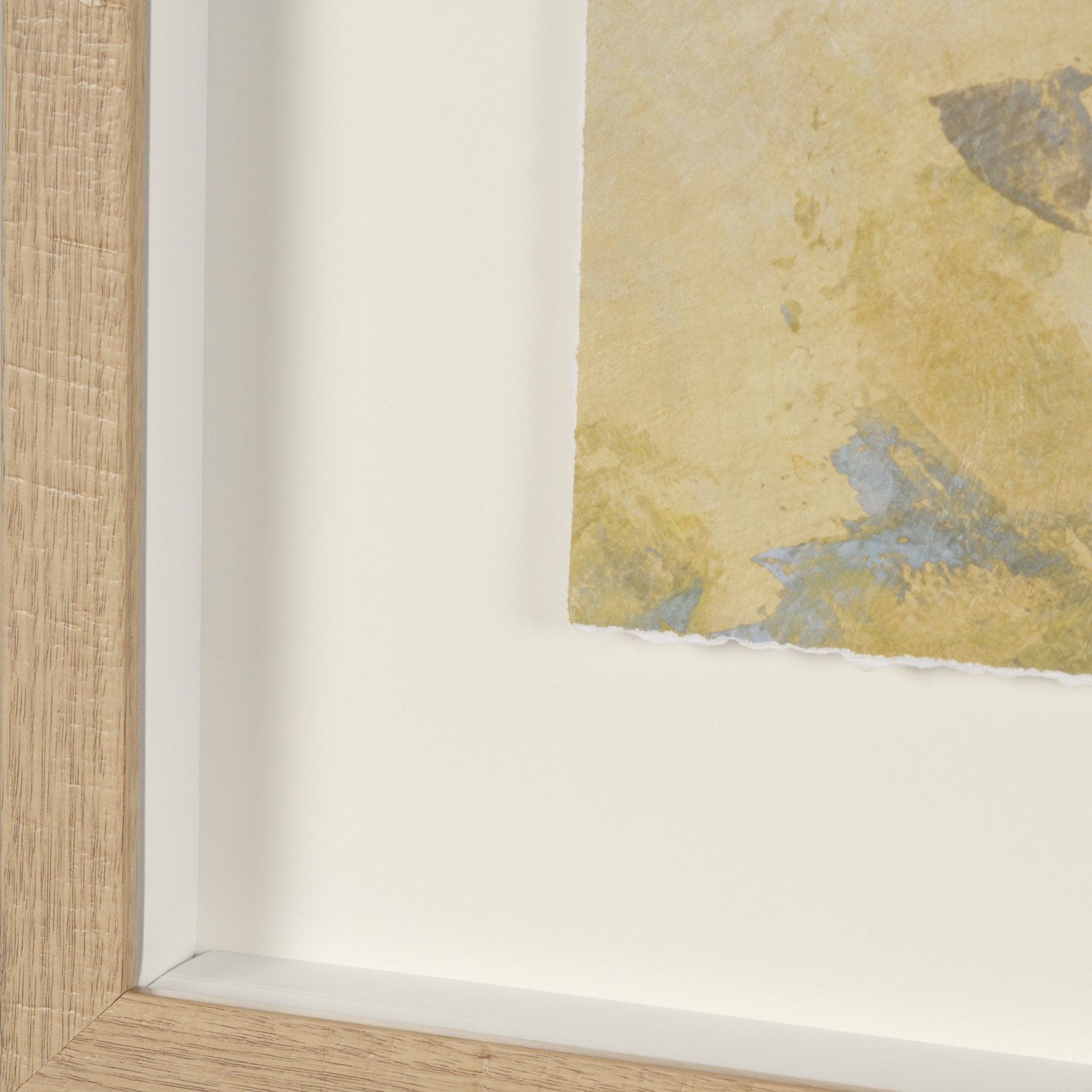 Curious Hand Embelished Framed Artwork