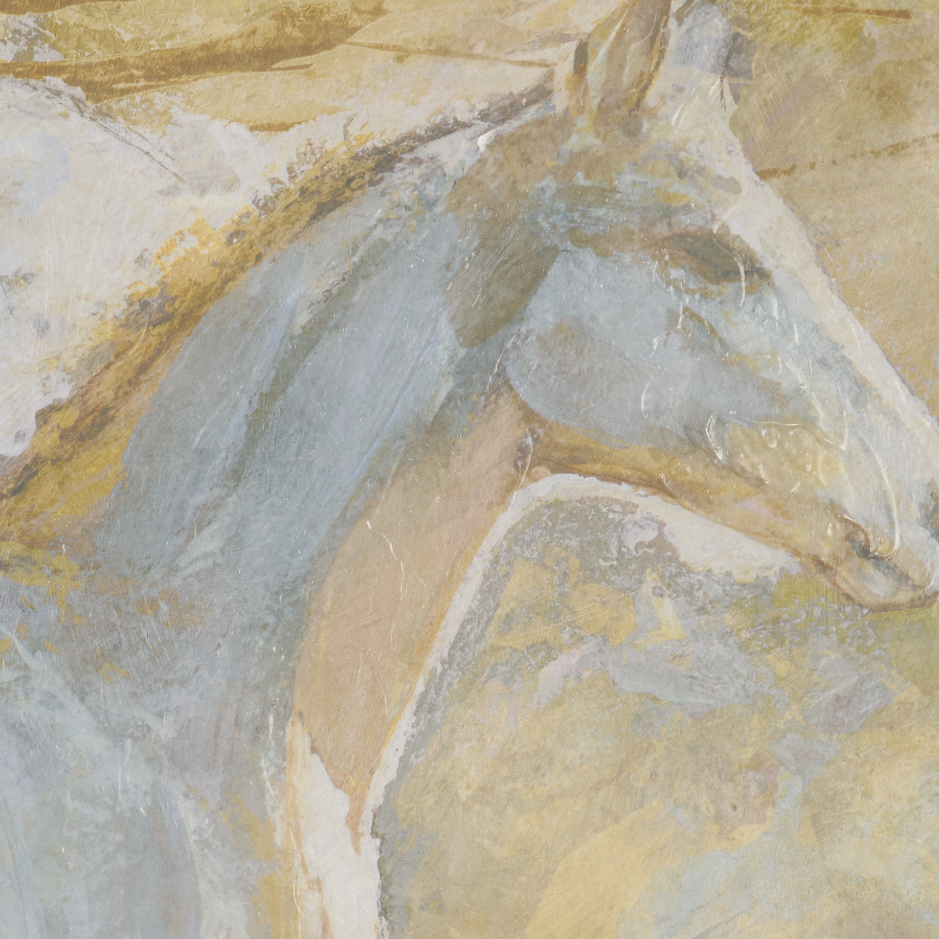 Curious Hand Embelished Framed Artwork