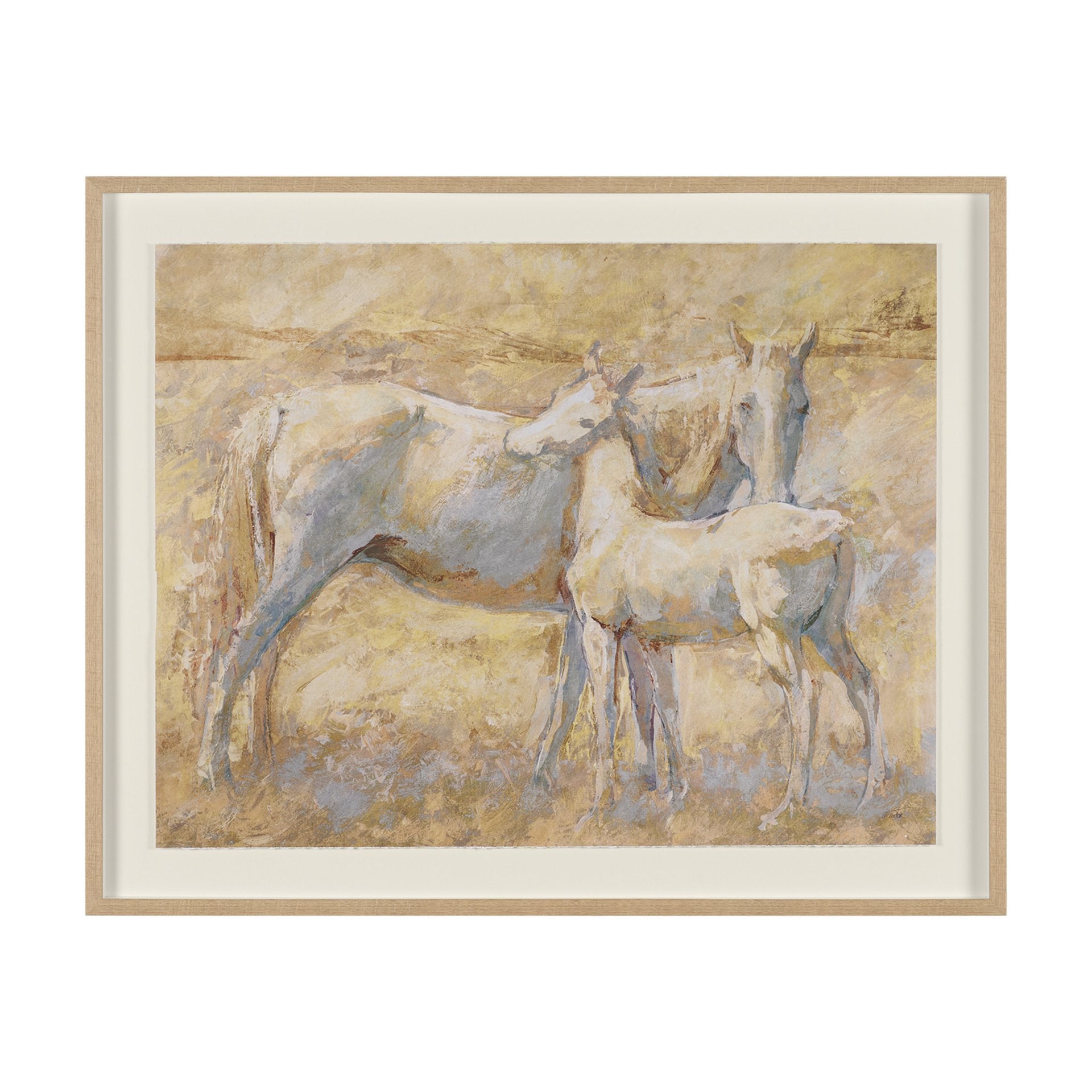 Curious Hand Embelished Framed Artwork