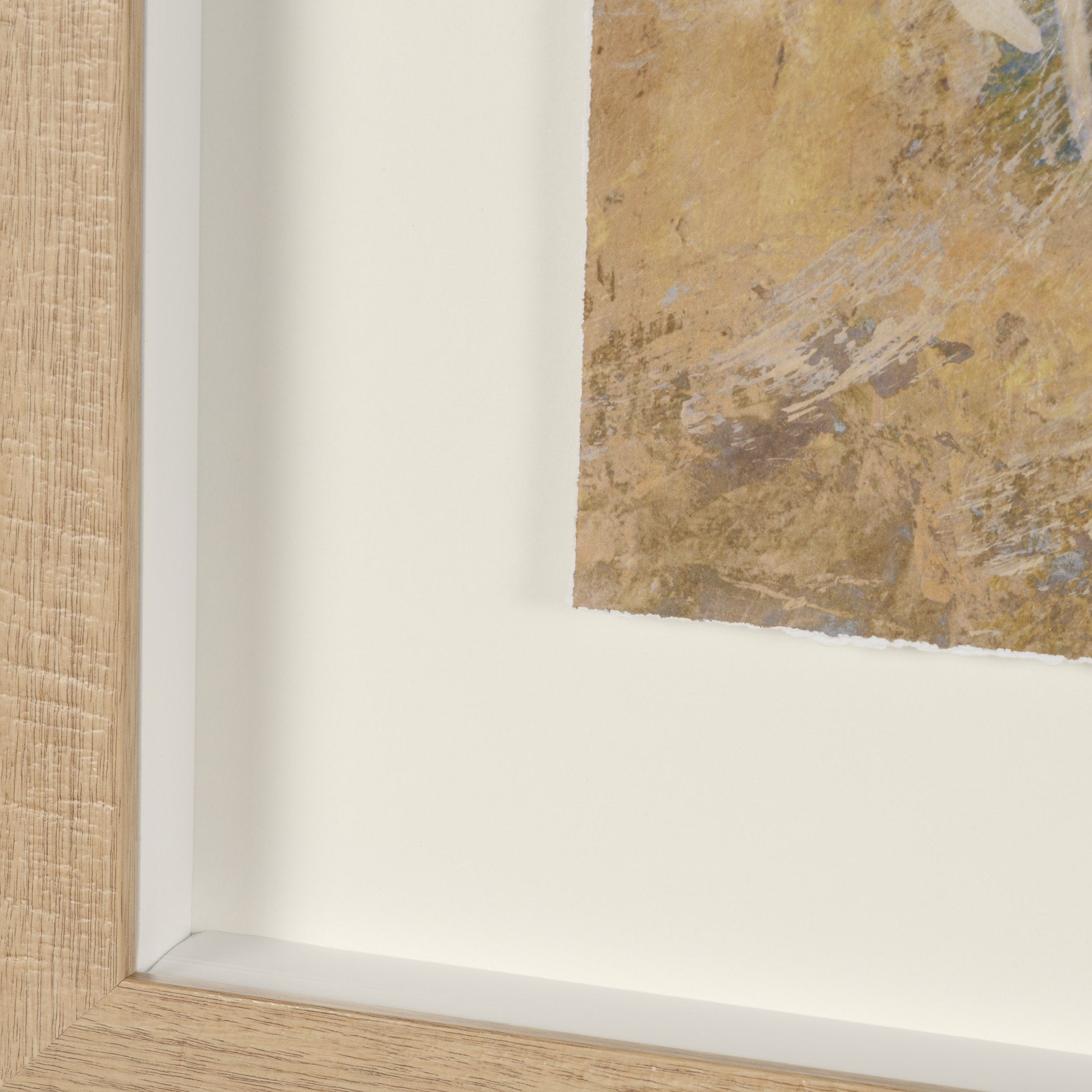 Curious Hand Embelished Framed Artwork