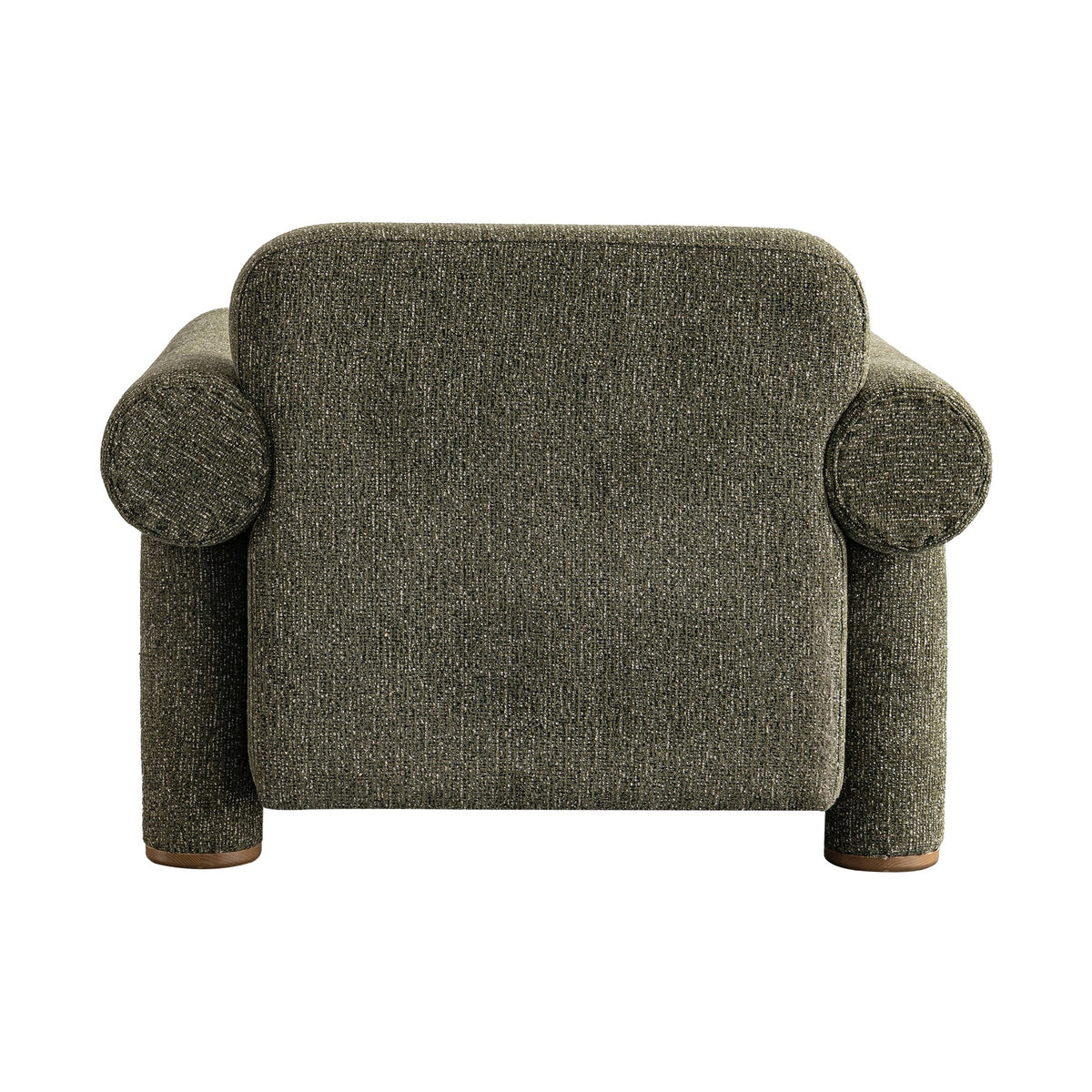 Ronan Upholstered Accent Chair – Deep Olive Green