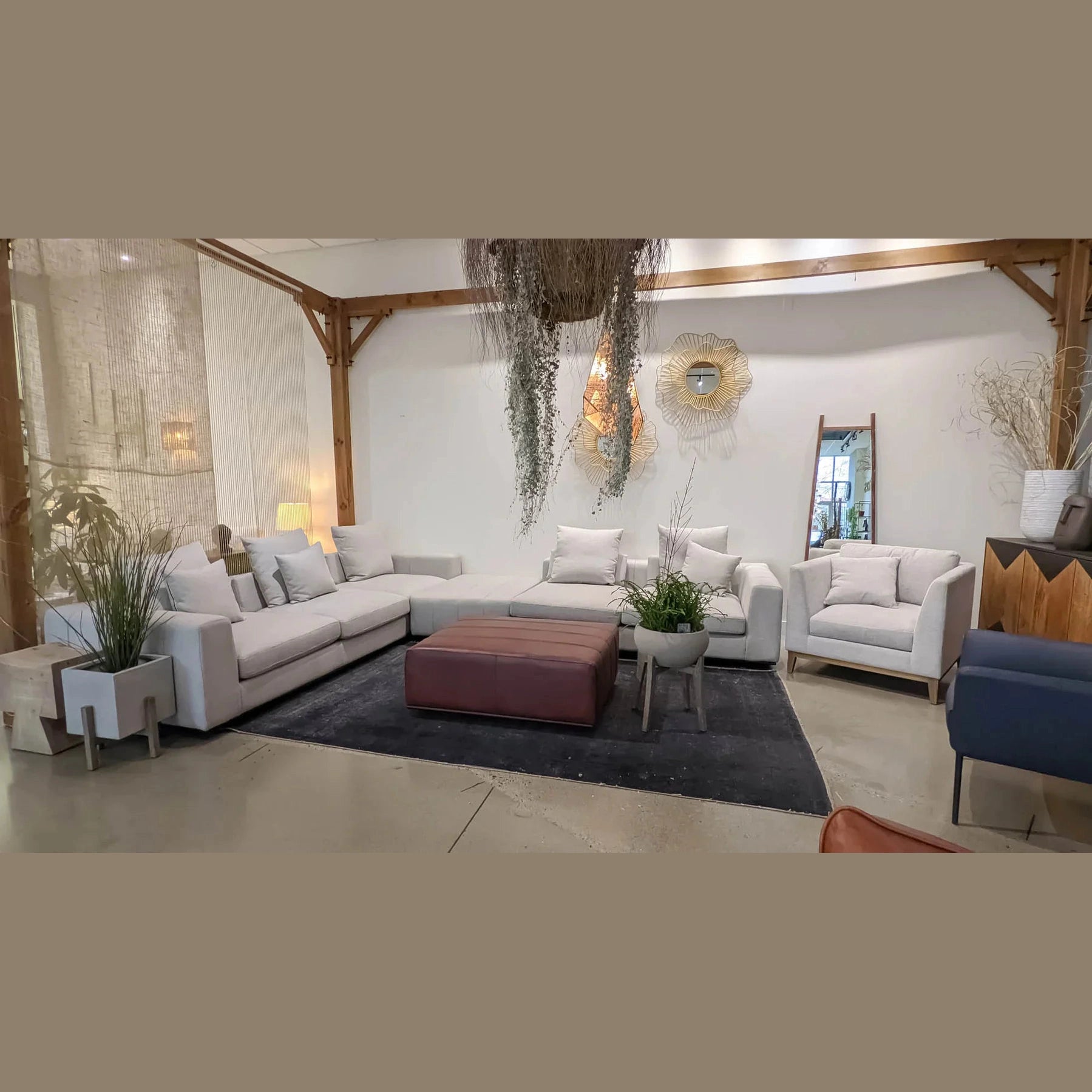 Cresswyn Ottoman - Alba Stone