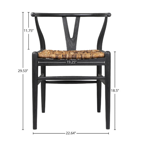 D-Bodhi Caterpillar Twin Chair - Charcoal