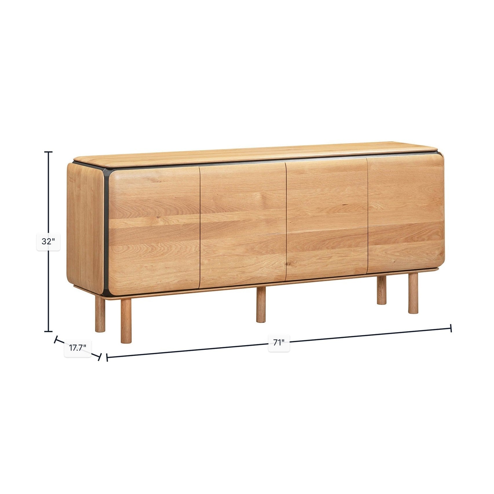 Distillery 4 Door Sideboard