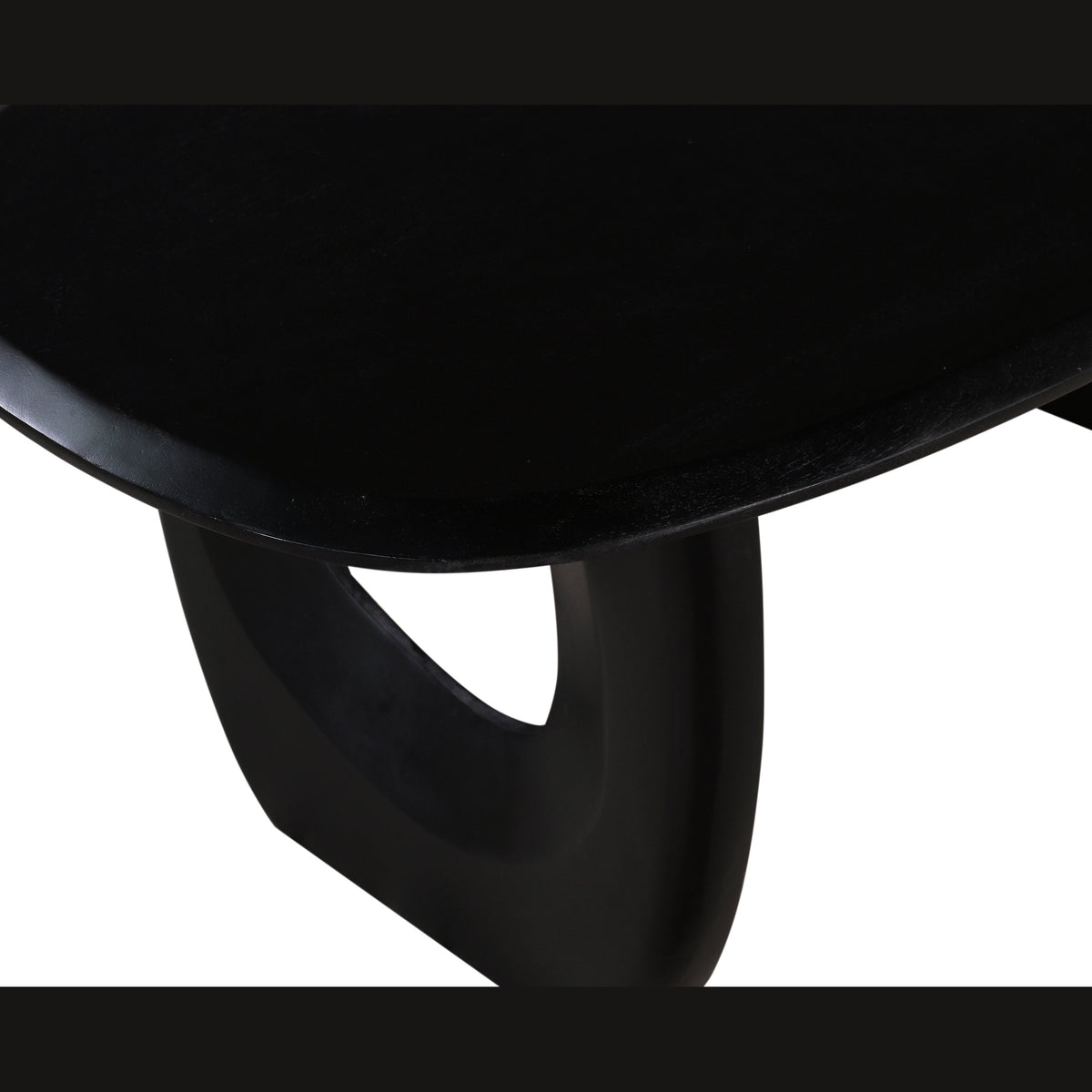 Cruz Wooden Dining Table - Black