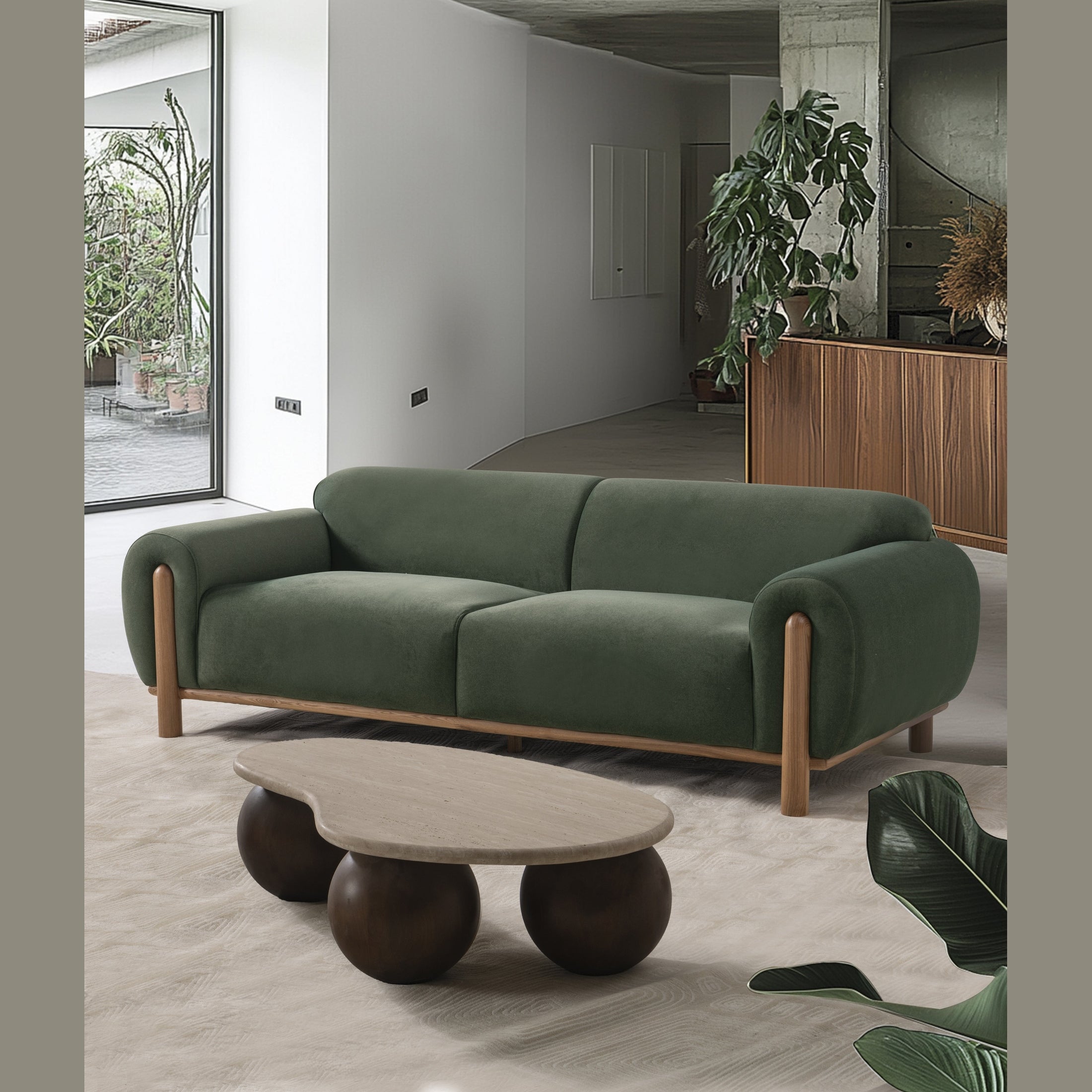 Elowen Premium Velvet Sofa
