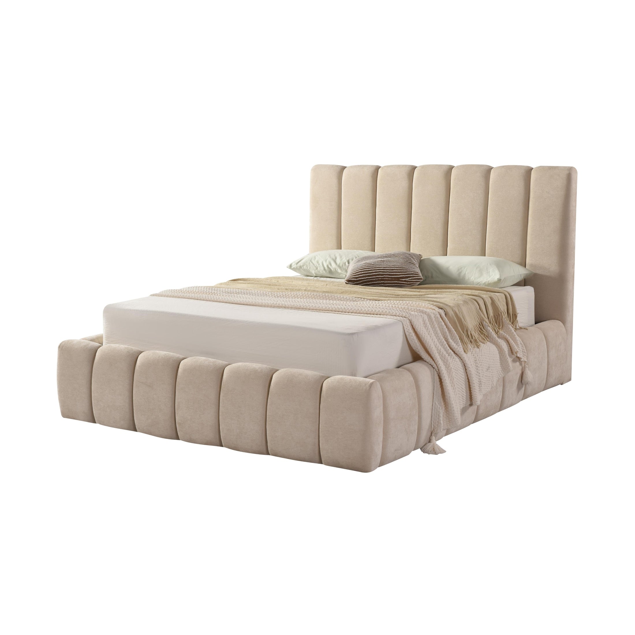 Ruska Upholstered Storage Bed with Gas Lift