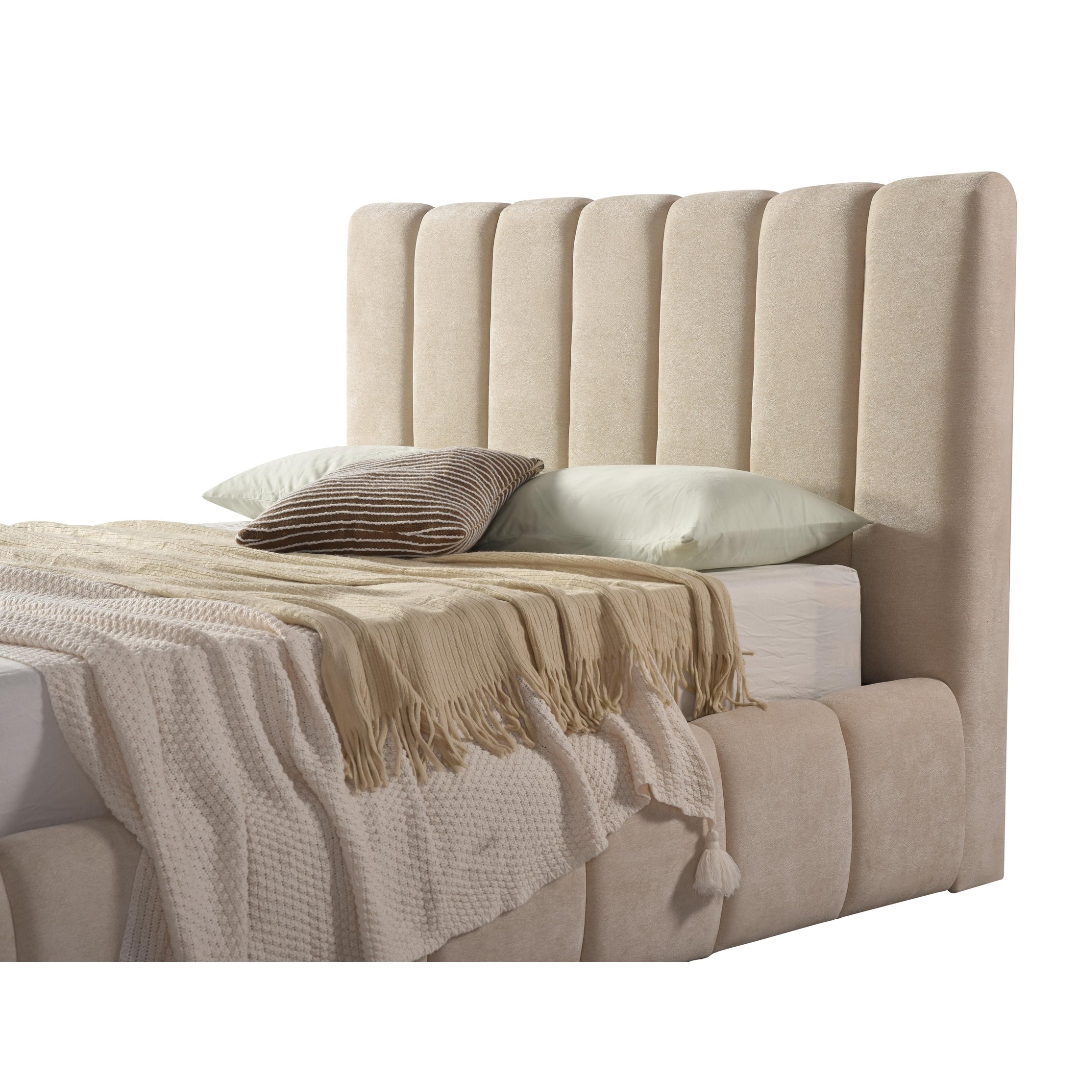 Ruska Upholstered Storage Bed with Gas Lift