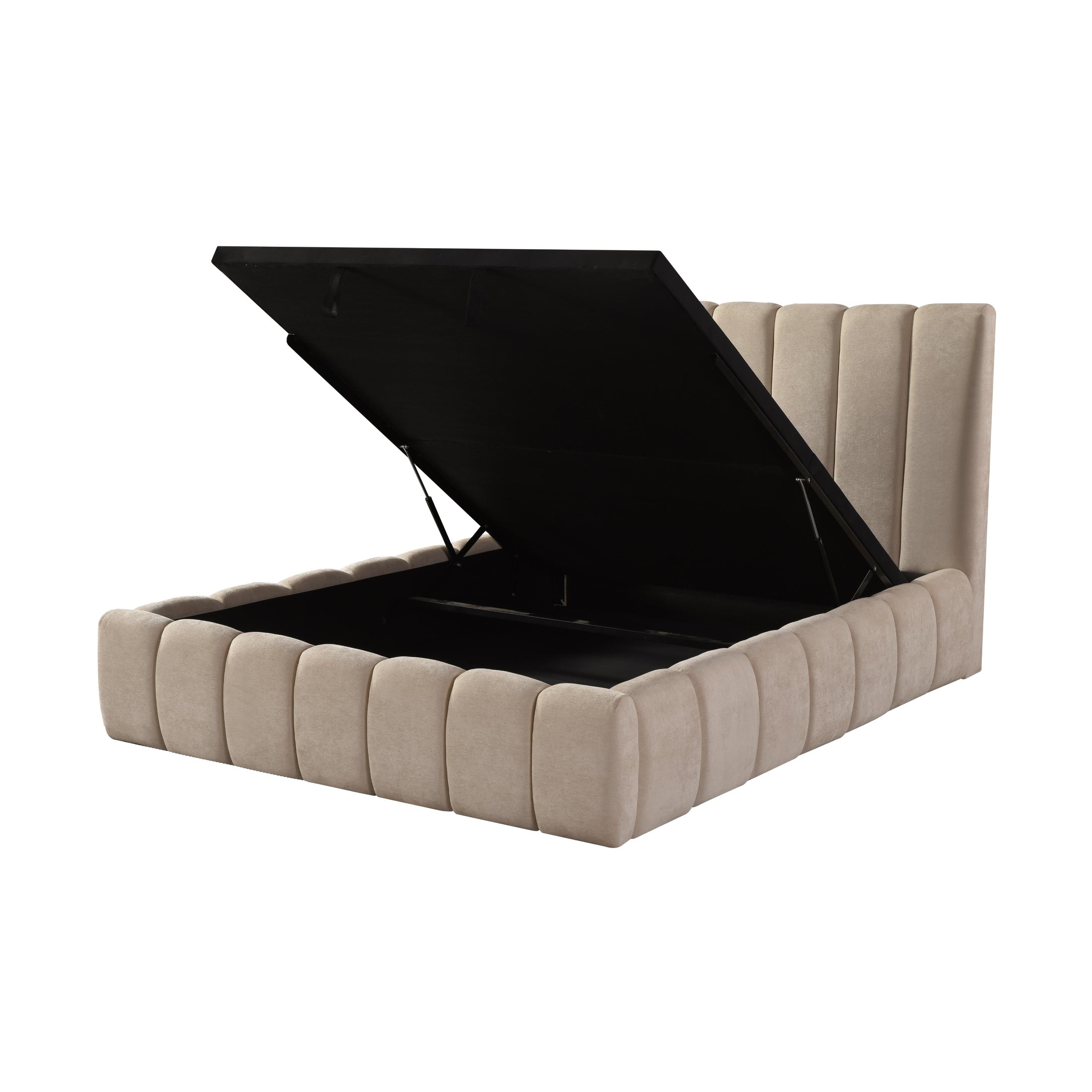 Ruska Upholstered Storage Bed with Gas Lift