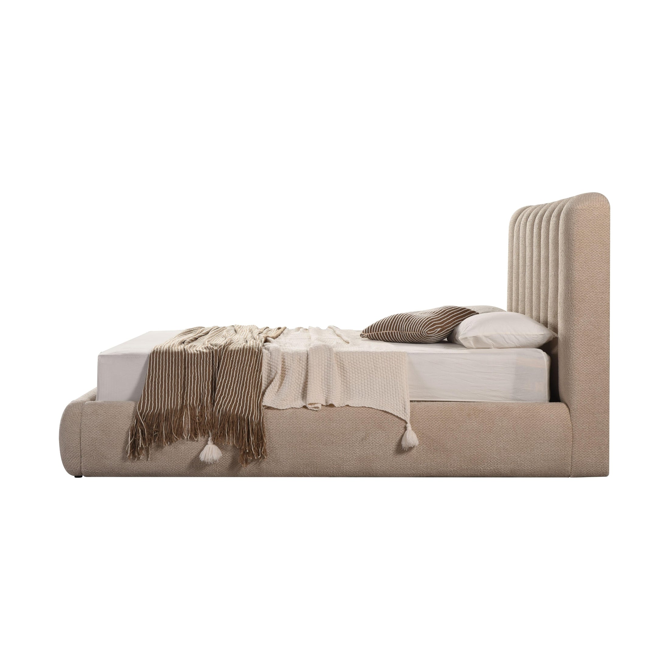Mia Upholstered Hydraulic Storage Bed