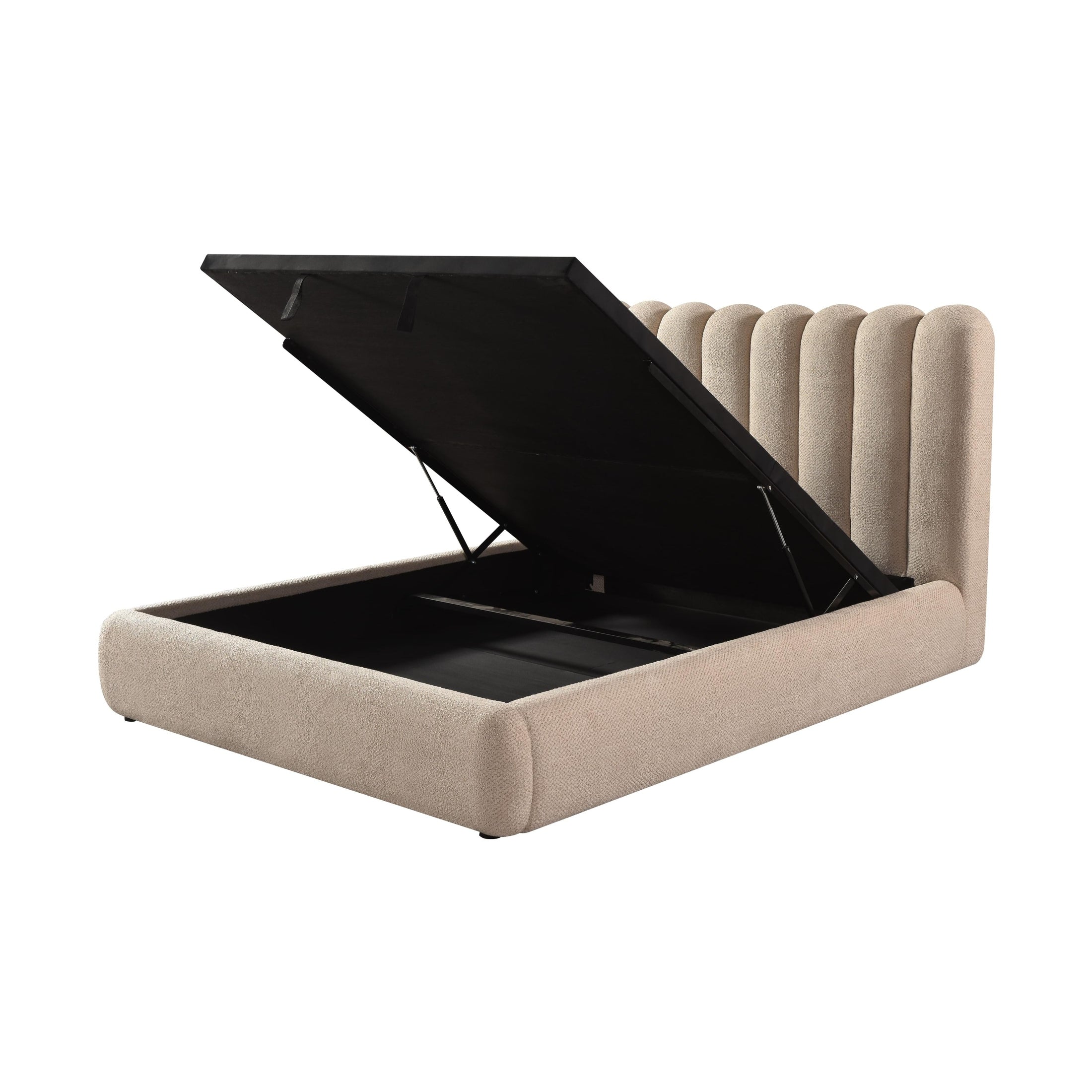 Mia Upholstered Hydraulic Storage Bed