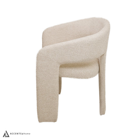 Dario Open-Back Upholstered Chair - Abby Flax