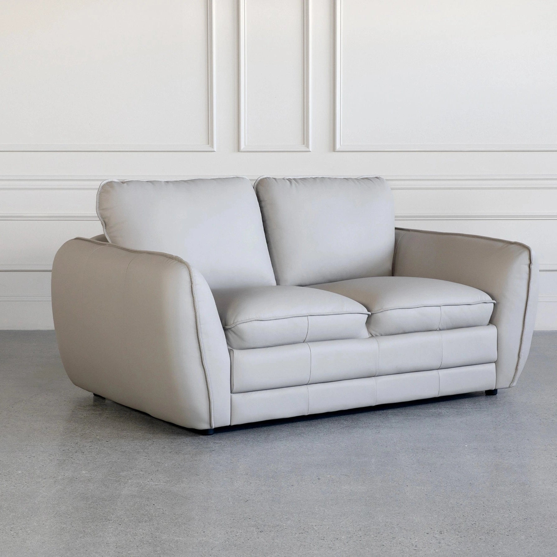 Merino Genuine Leather Loveseat