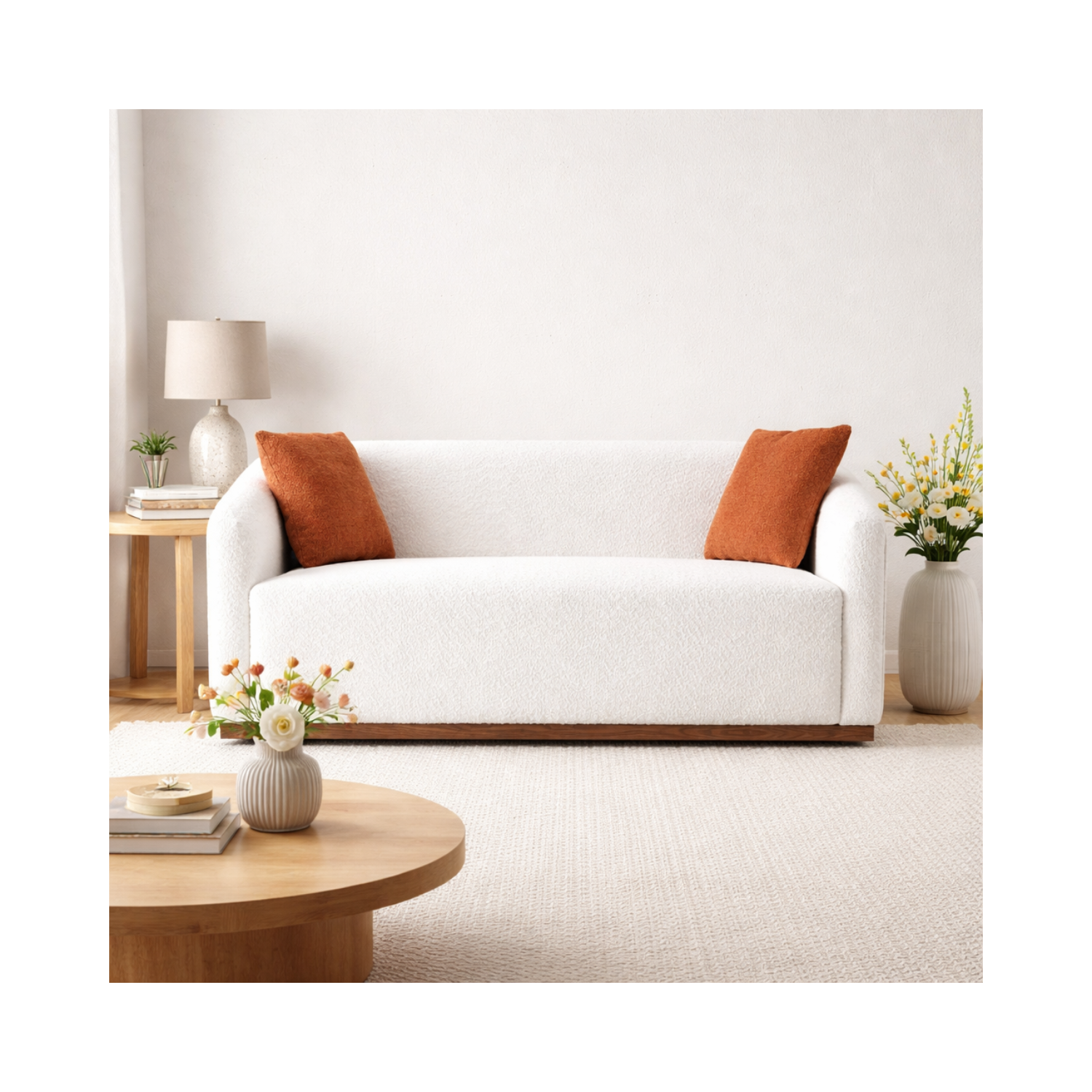 Diane Loveseat - Boucle Fabric