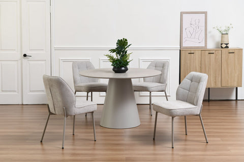 Alexios Round Matt Finish Dining Table