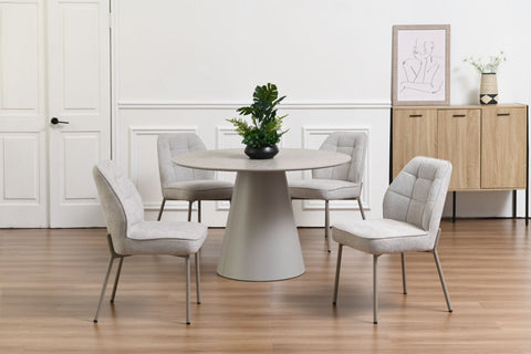 Alexios Round Matt Finish Dining Table