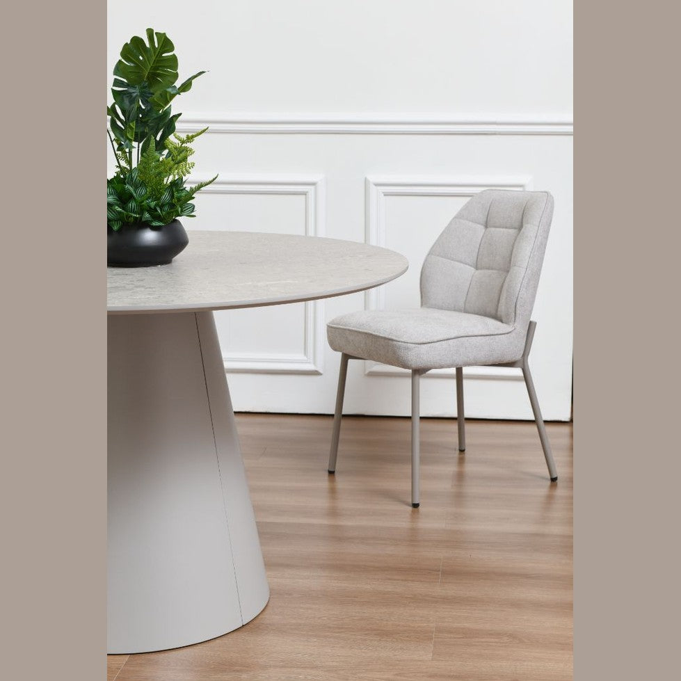 Alexios Round Matt Finish Dining Table