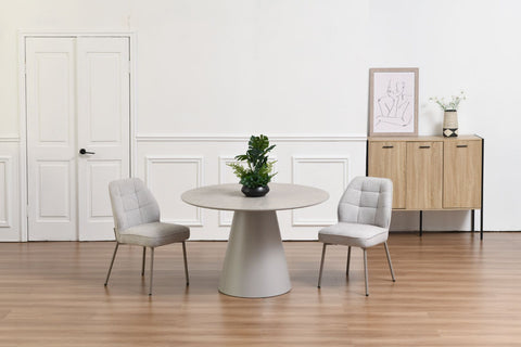 Alexios Round Matt Finish Dining Table