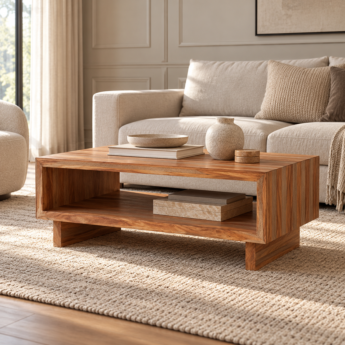 Dressonni Rectangular Cocktail Table