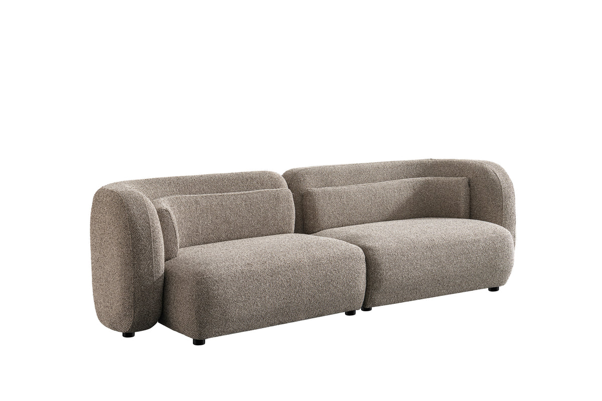 Ari Large Upholstered Sofa – Soft Greige