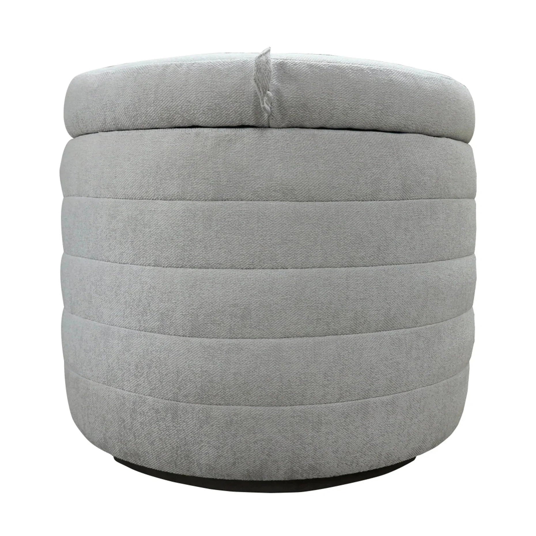 Illyra Storage Ottoman - Platinum