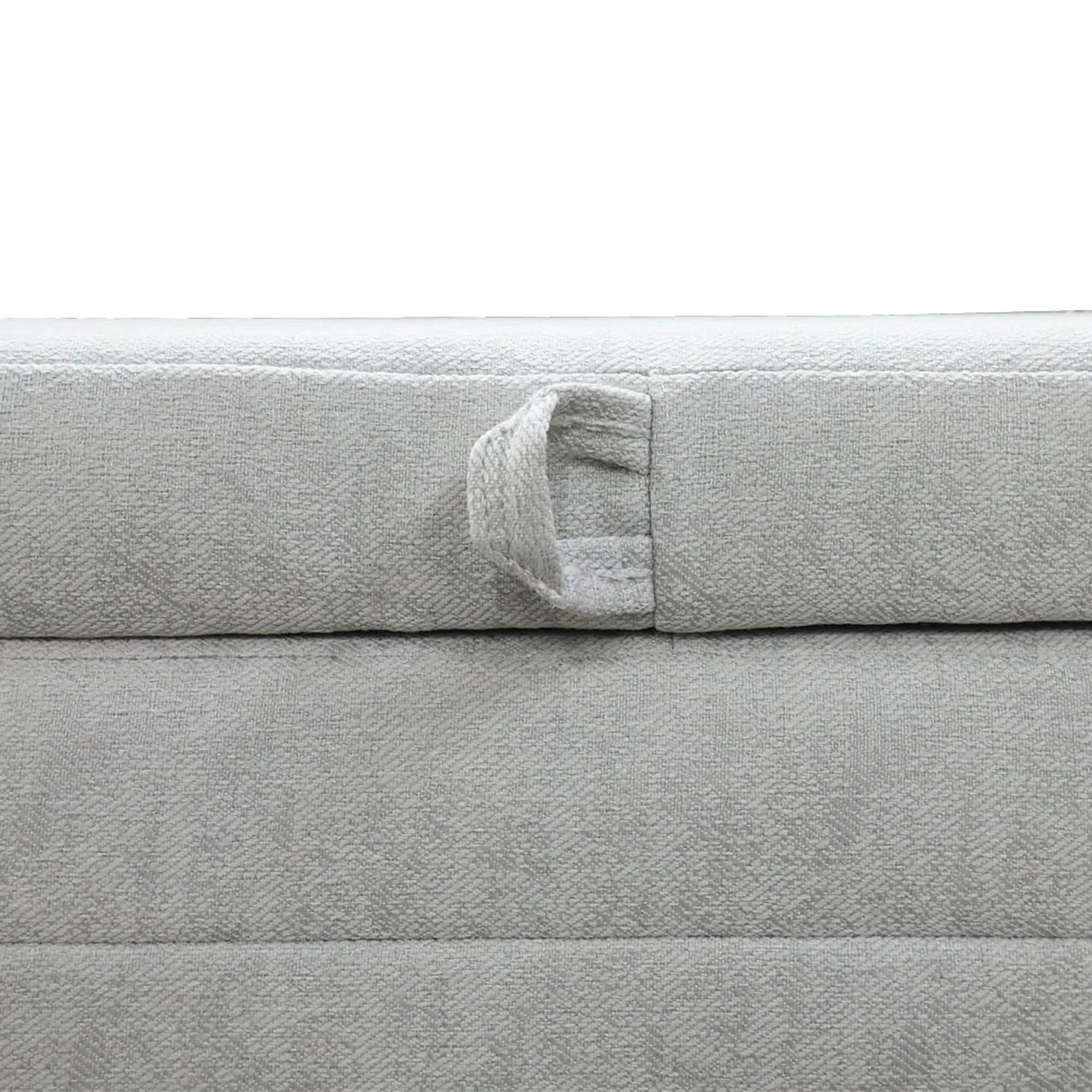 Illyra Storage Ottoman - Platinum