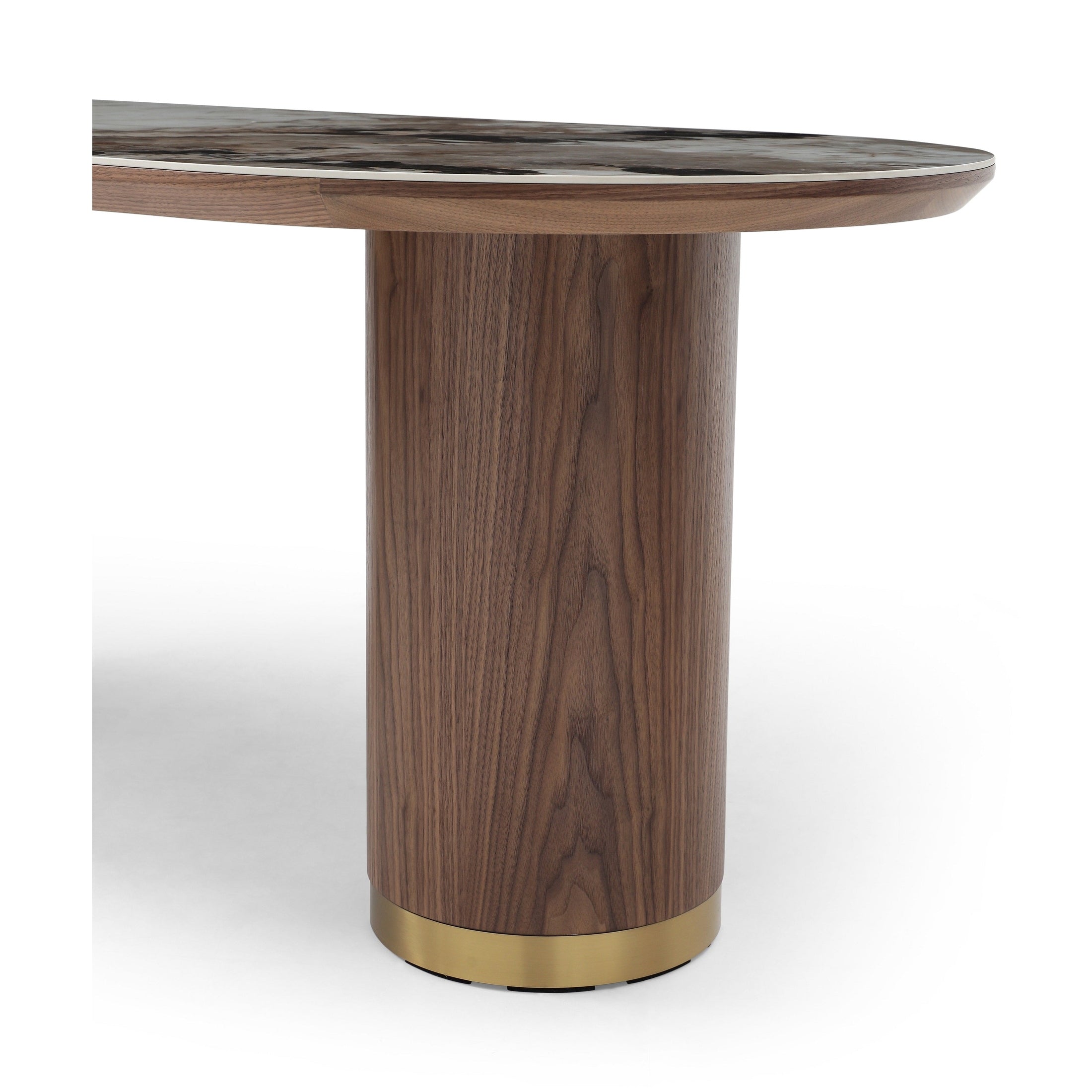 Scottsdale Ceramic Top and Wooden Base Dining Table