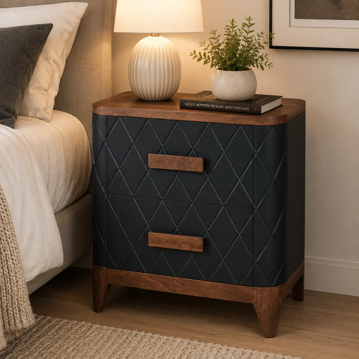Eden 2 Drawer Nightstand