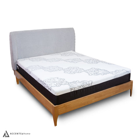 Eiden Wooden Queen Bed - Oyster