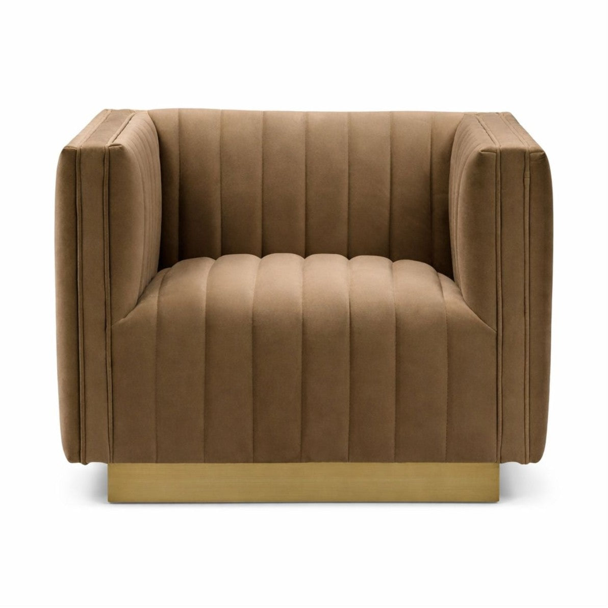 Elba Mid Century Chair - Velvet Bronze