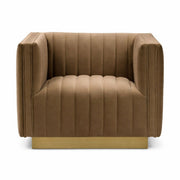 Elba Mid Century Chair - Velvet Bronze