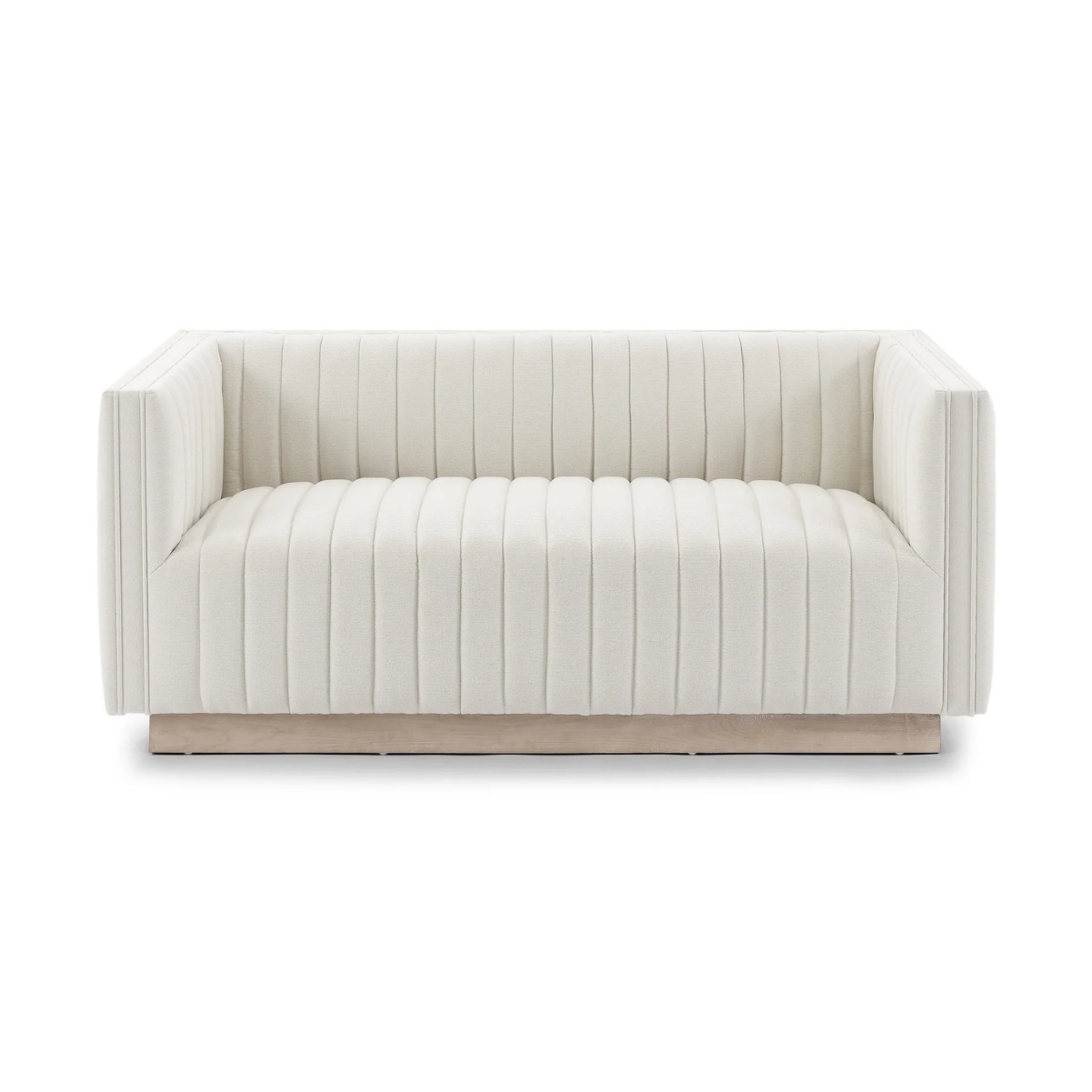 Elba Mid Century Loveseat - Tuscany Cream