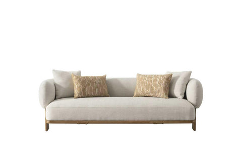Eliska 3-Seater Sofa with 4 Toss Pillows