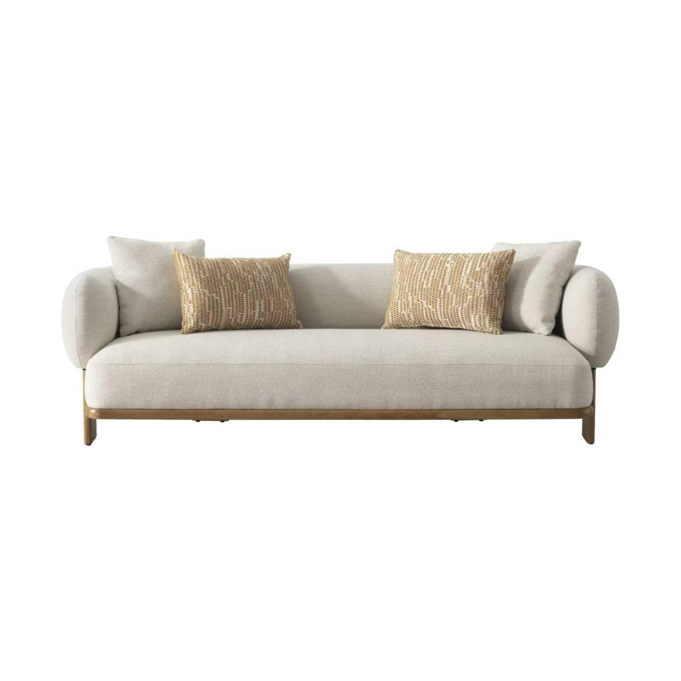 Eliska 3-Seater Sofa with 4 Toss Pillows
