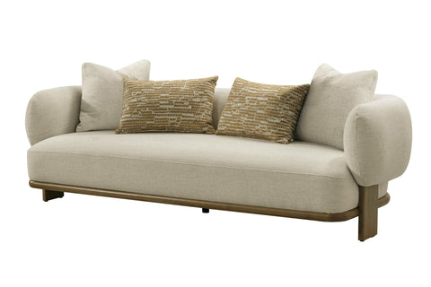 Eliska 3-Seater Sofa with 4 Toss Pillows