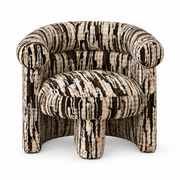 Elva Sculptural Upholstered Accent Chair