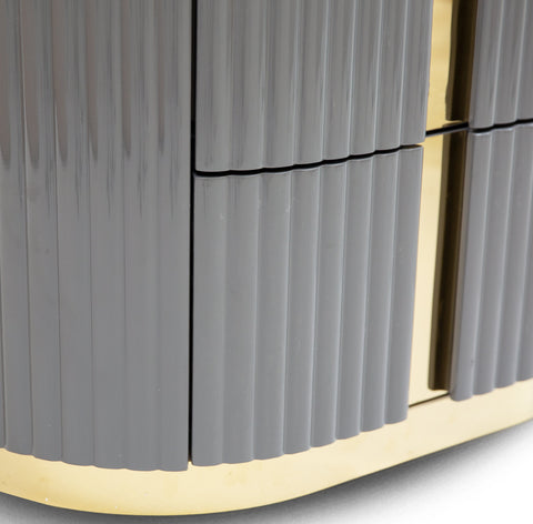 Evelyn Night Stand - Graphite