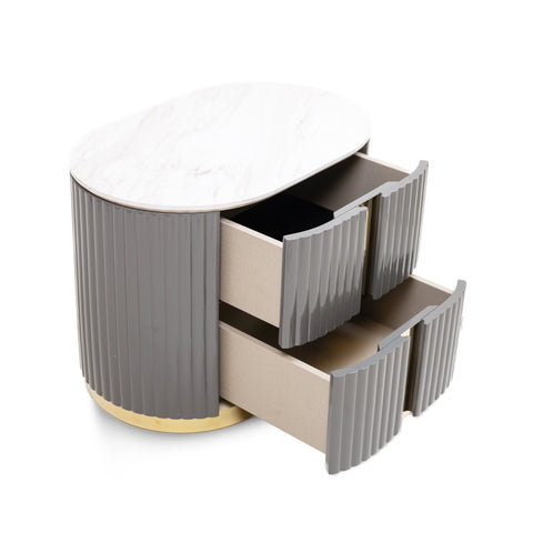 Evelyn Night Stand - Graphite