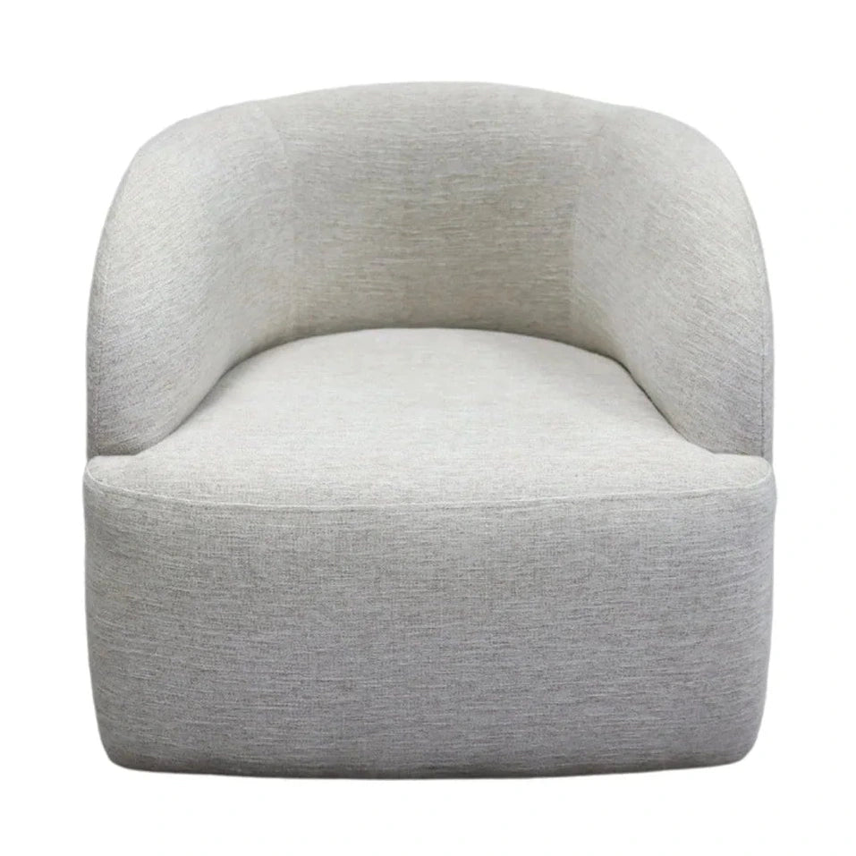 Wyeth Swivel Club Chair Austin Taupe