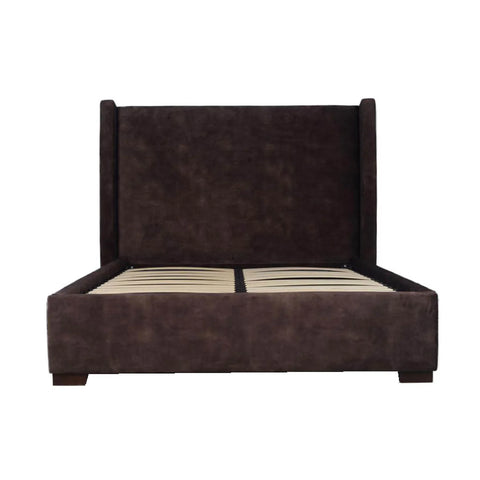Cora Storage Bed - Velvet Brown