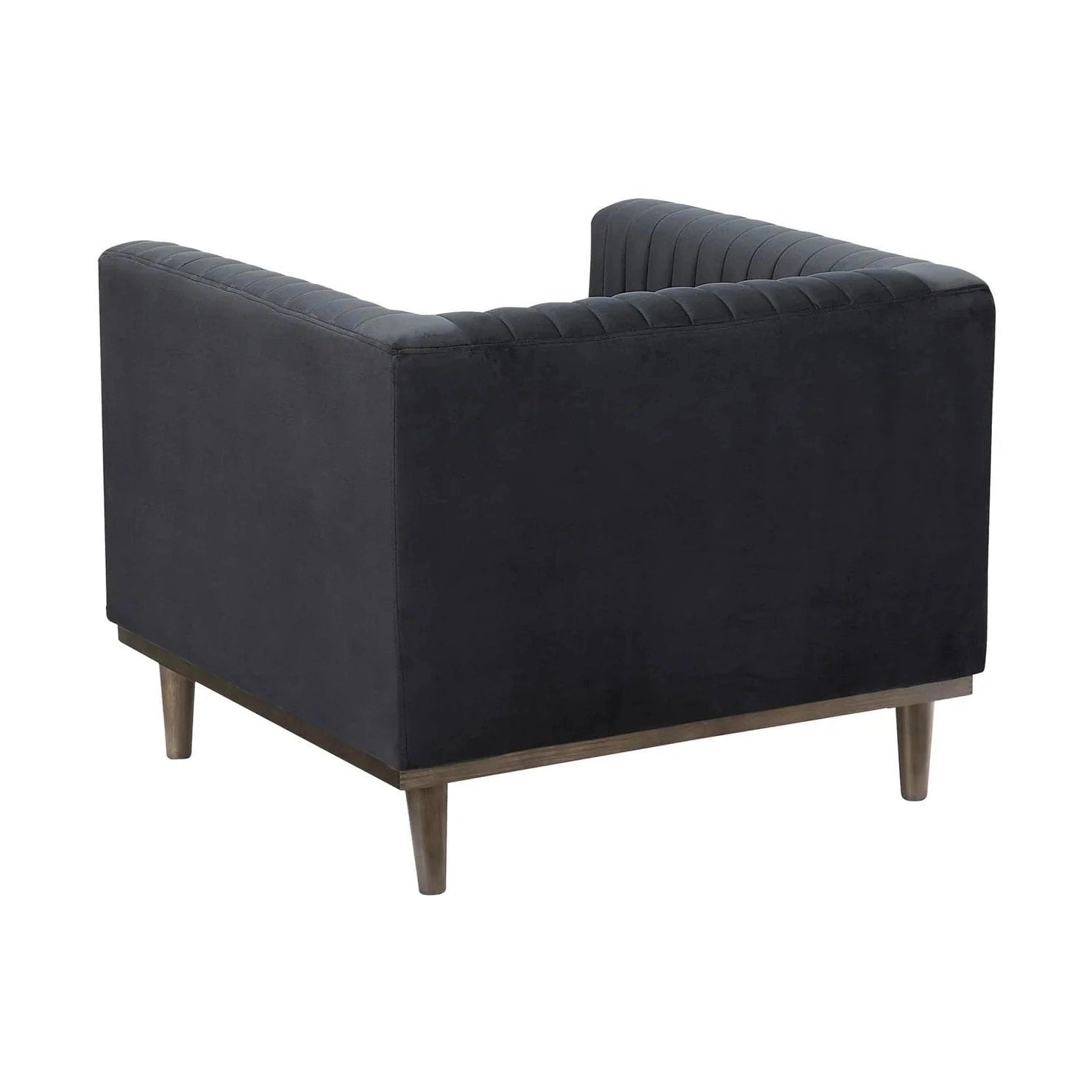 Sage Club Chair - Black Velvet