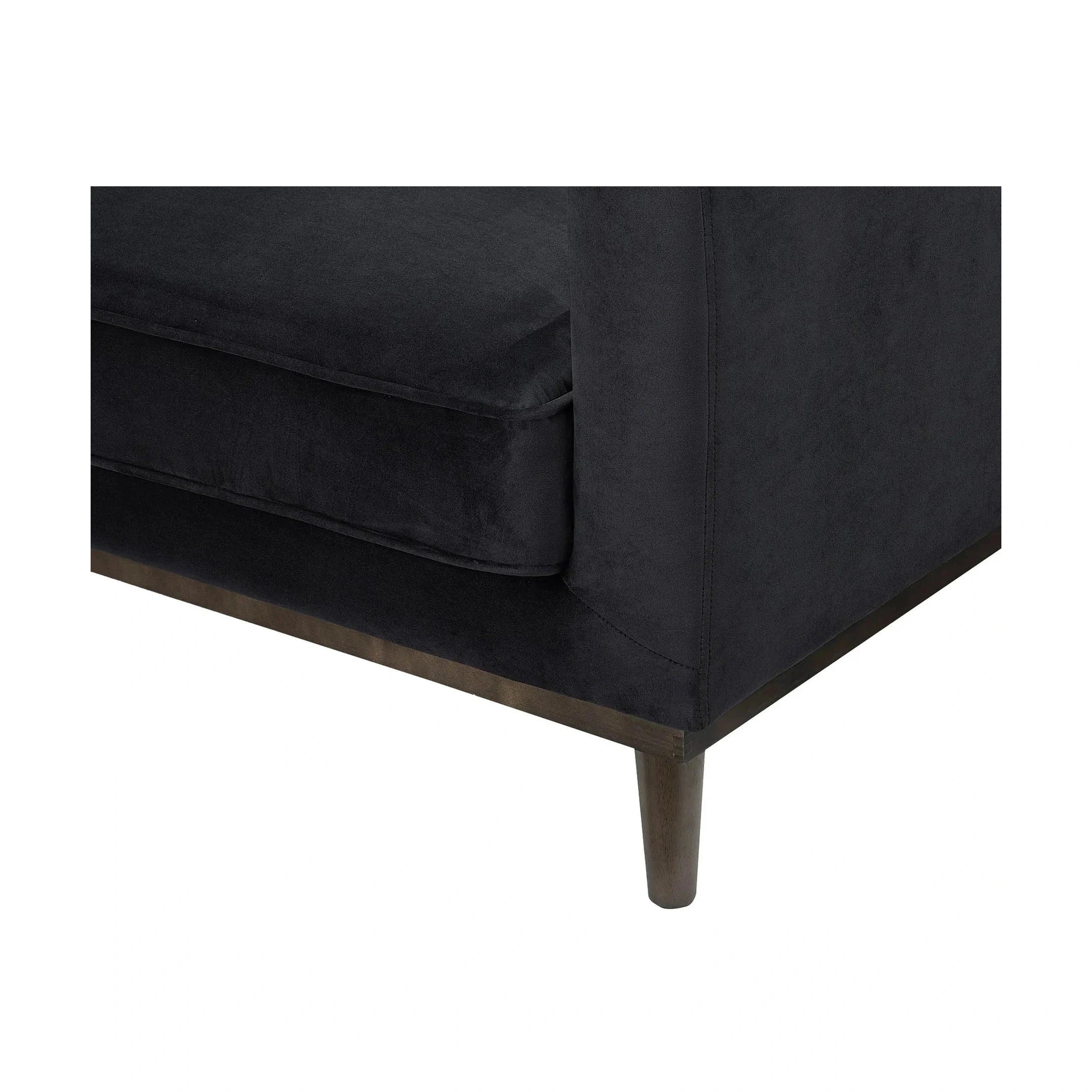 Sage Club Chair - Black Velvet