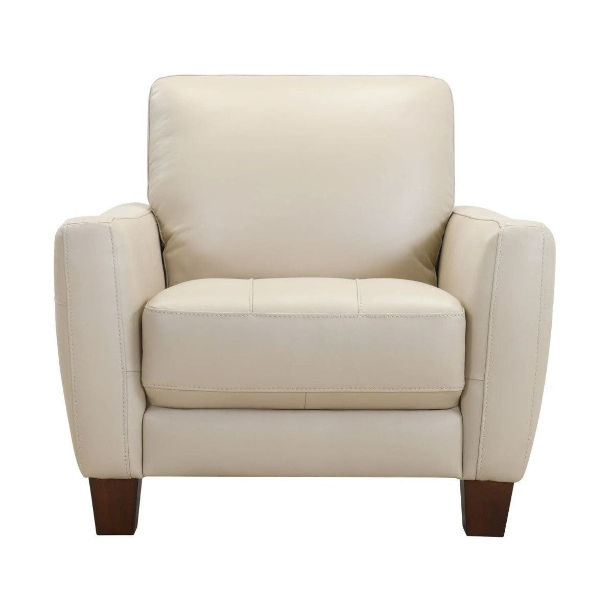 Faustina Leather Accent Chair