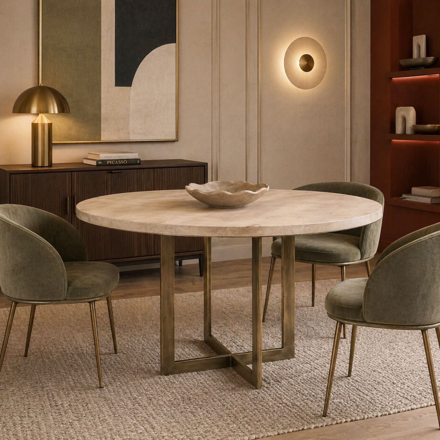 Faye Round Dining Table