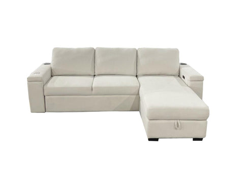 Fenna Reversible Sleeper Sectional with Bluetooth Speaker