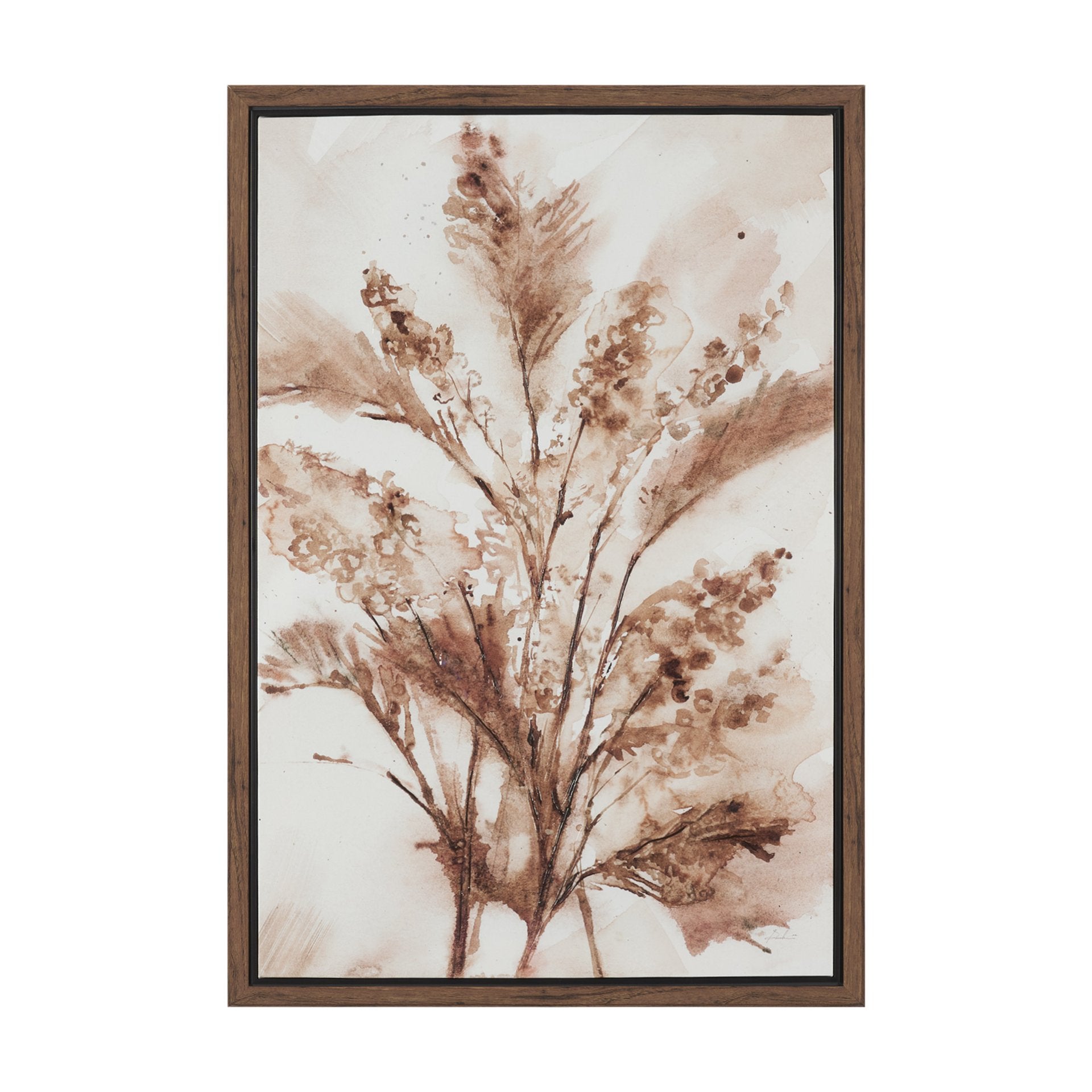 Fieldspoke Hand-Embellished Textured Framed Canvas Artwork