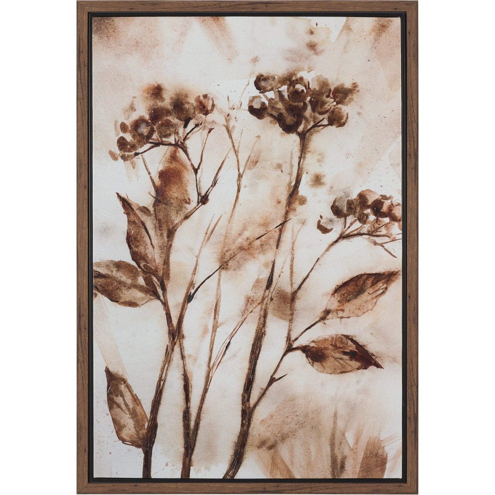 Fieldspoke Hand-Embellished Textured Framed Canvas Artwork