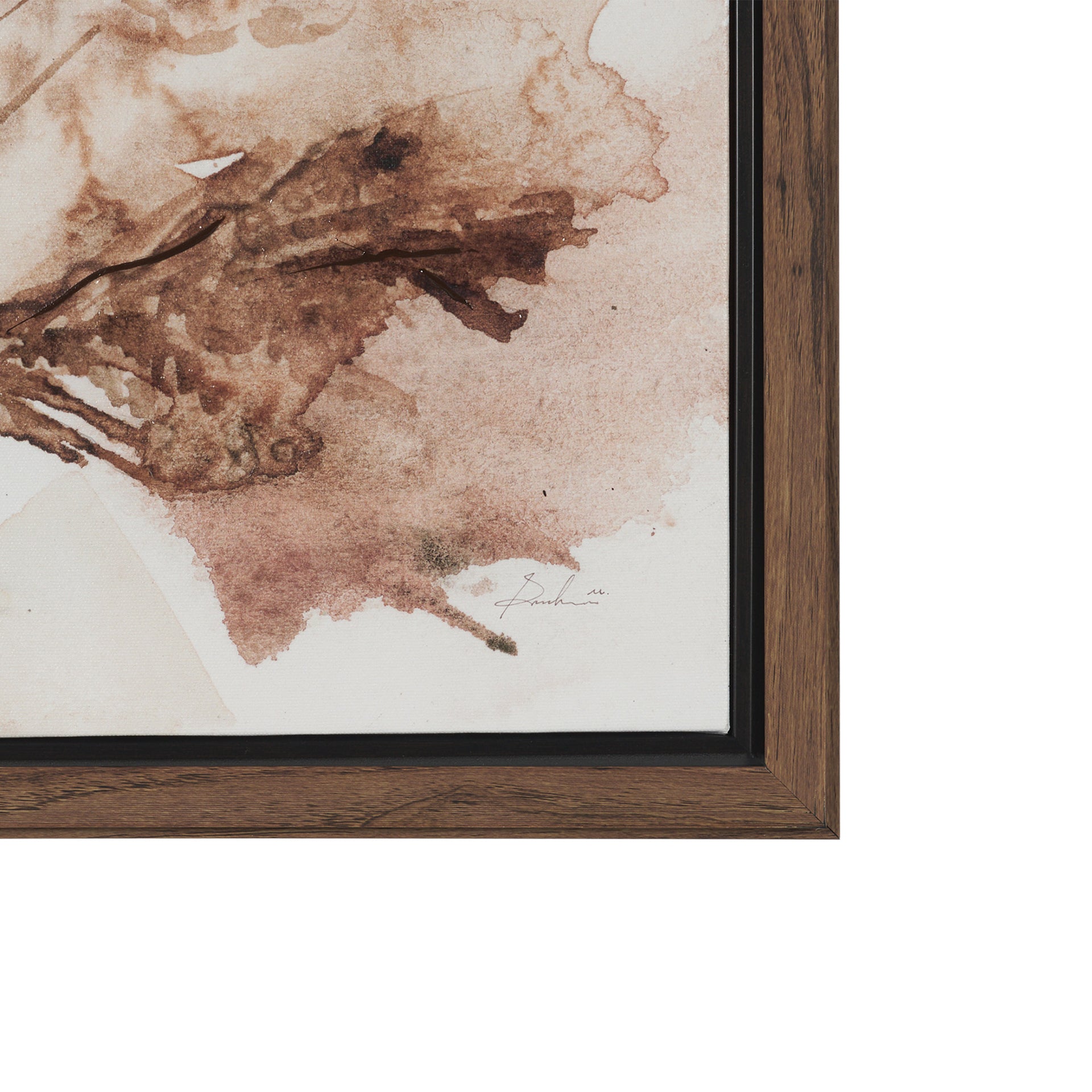 Fieldspoke Hand-Embellished Textured Framed Canvas Artwork
